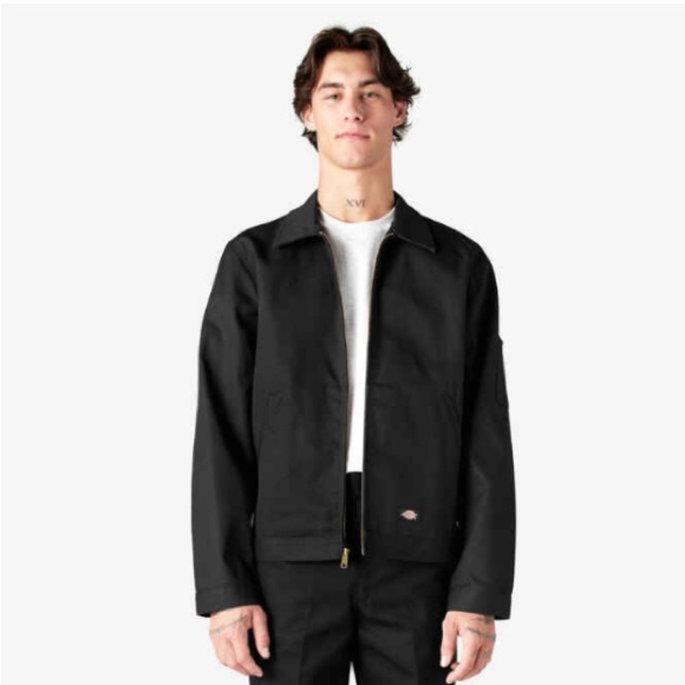 Dickies unlined Eisenhower workwear jacket black